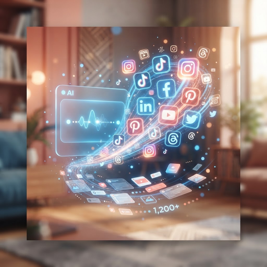 AI Social Media Prompt Kit (1,200+)