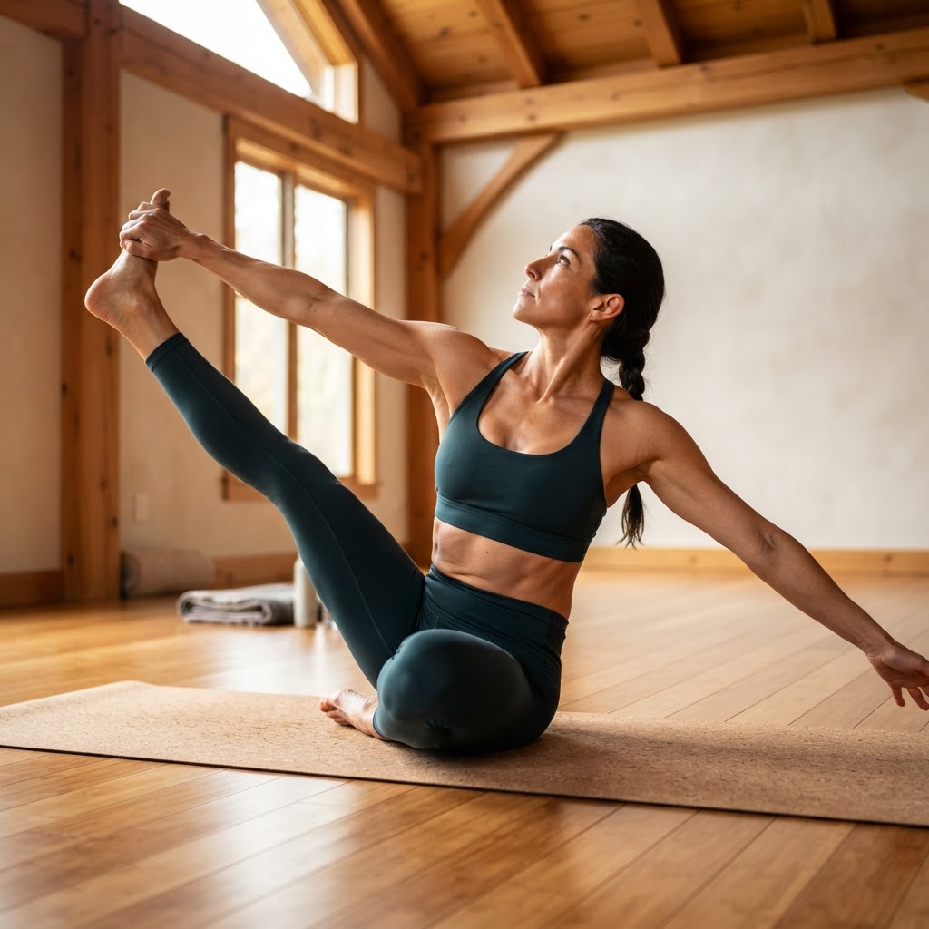 Revolved Boat Pose