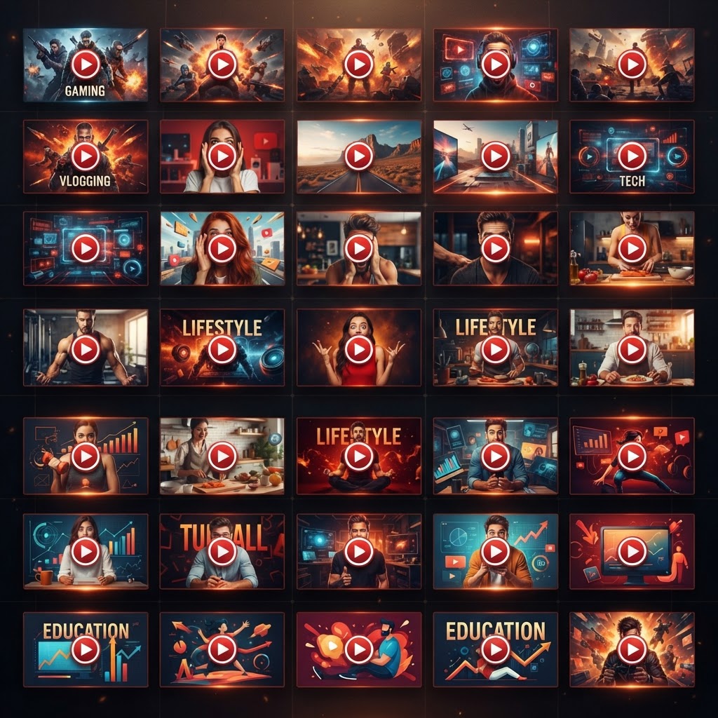YouTube Thumbnail Template Pack