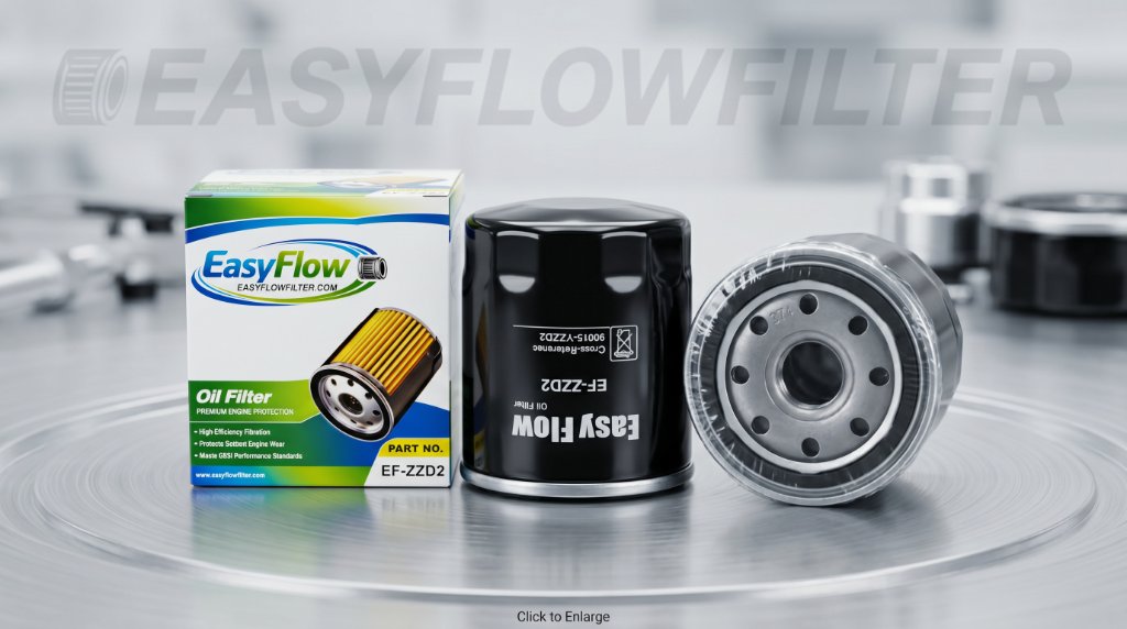 Easy Flow Filters OEM-equivalent oil filter EF-ZZD2 for heavy mining equipment