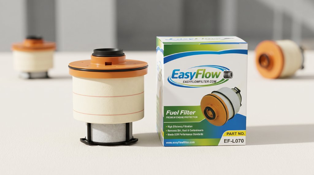 Easy Flow Filters OEM-equivalent fuel filter EF-L070 for CAT and Komatsu equipment