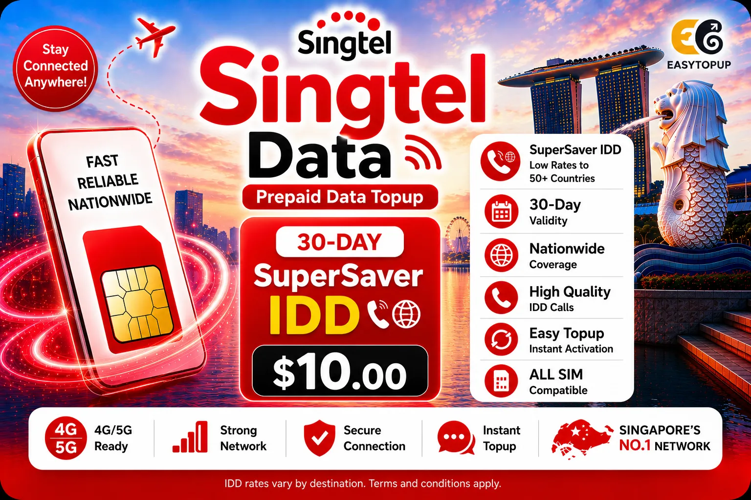 Singtel Data - SuperSaver IDD