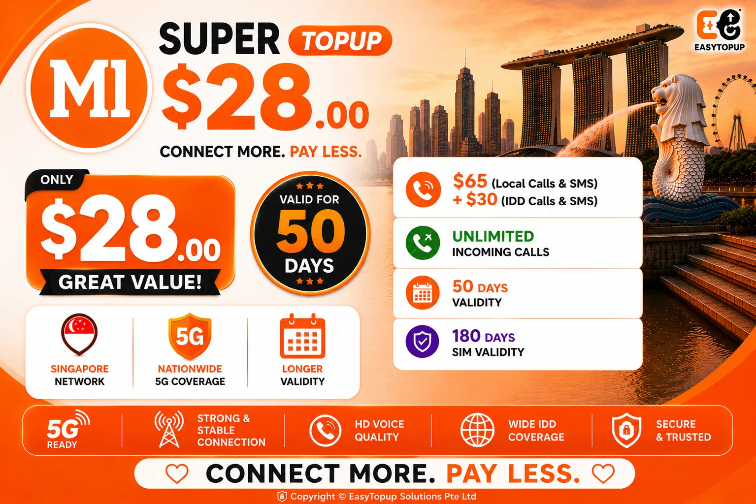 M1 Super Topup $28