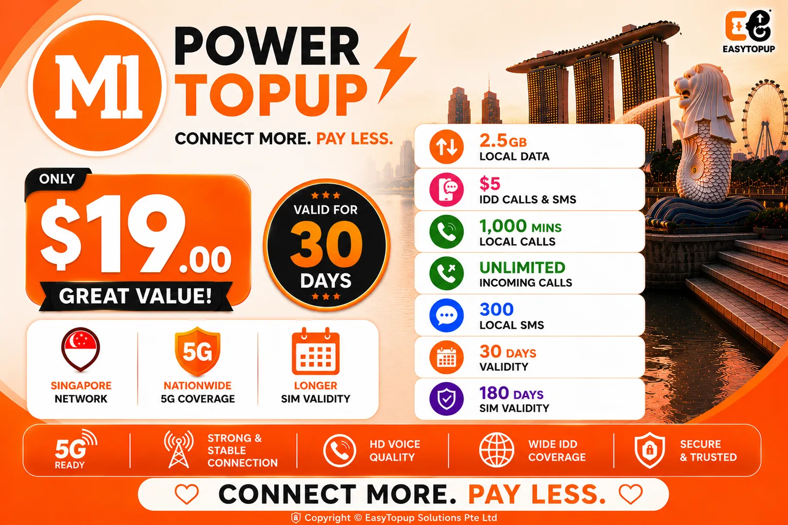 M1 Power Topup $19