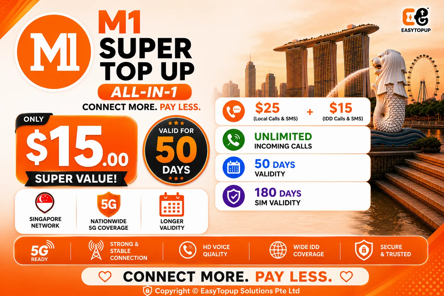M1 Super Top Up All-in-1 $15