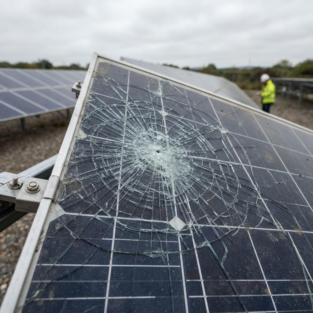 Cracked PV Module
