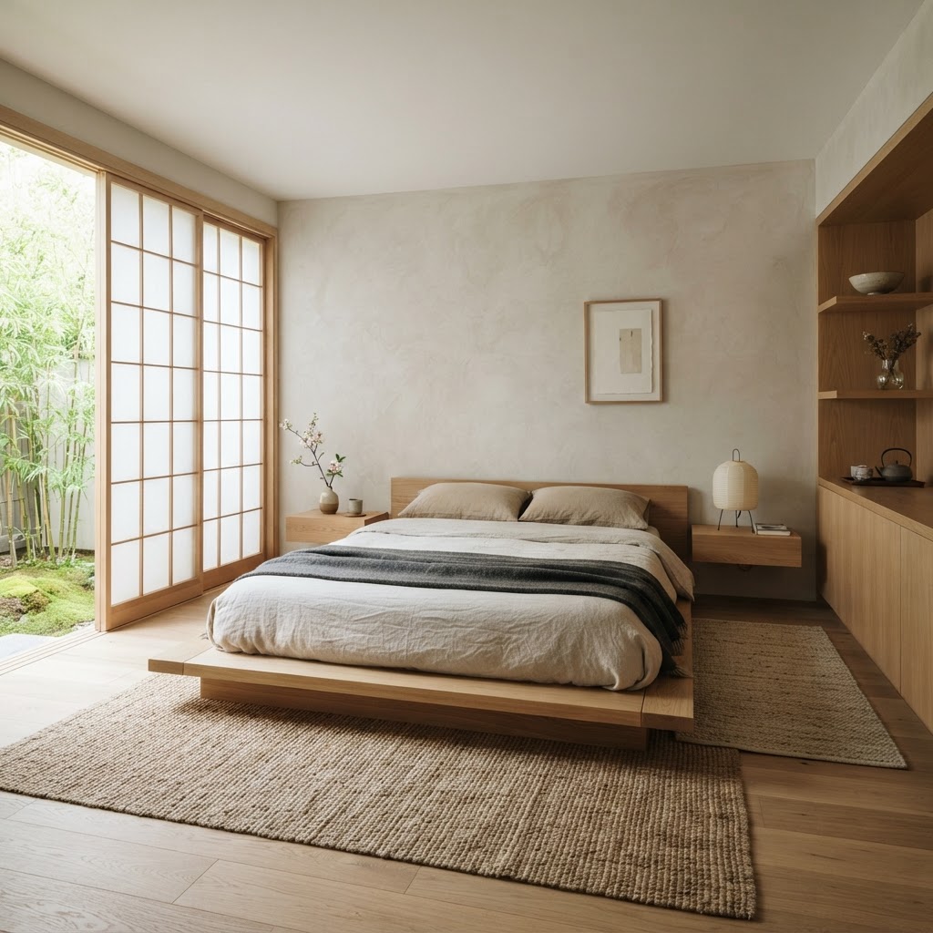 Japandi bedroom