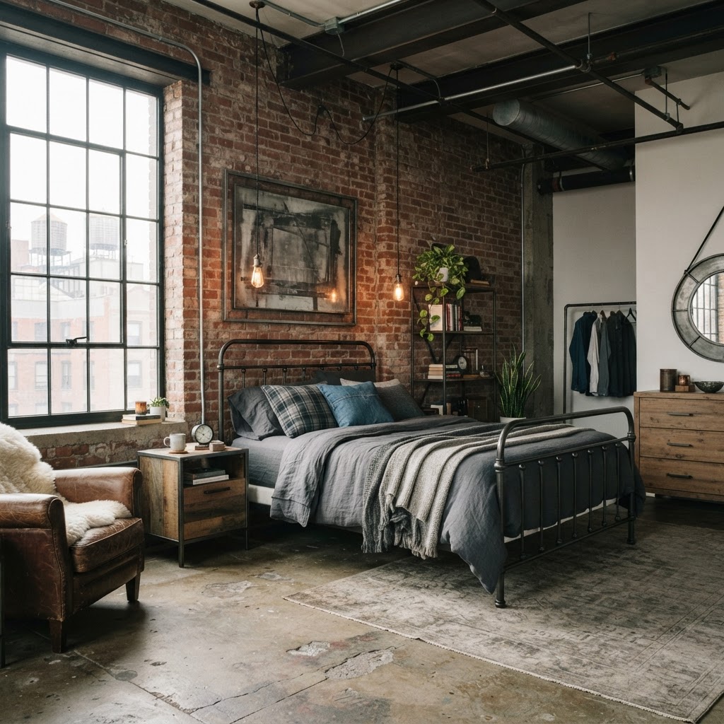 Industrial bedroom