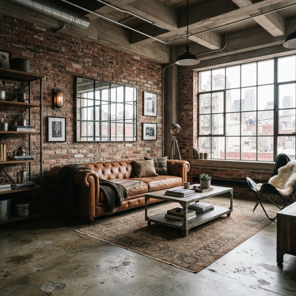 Industrial living room