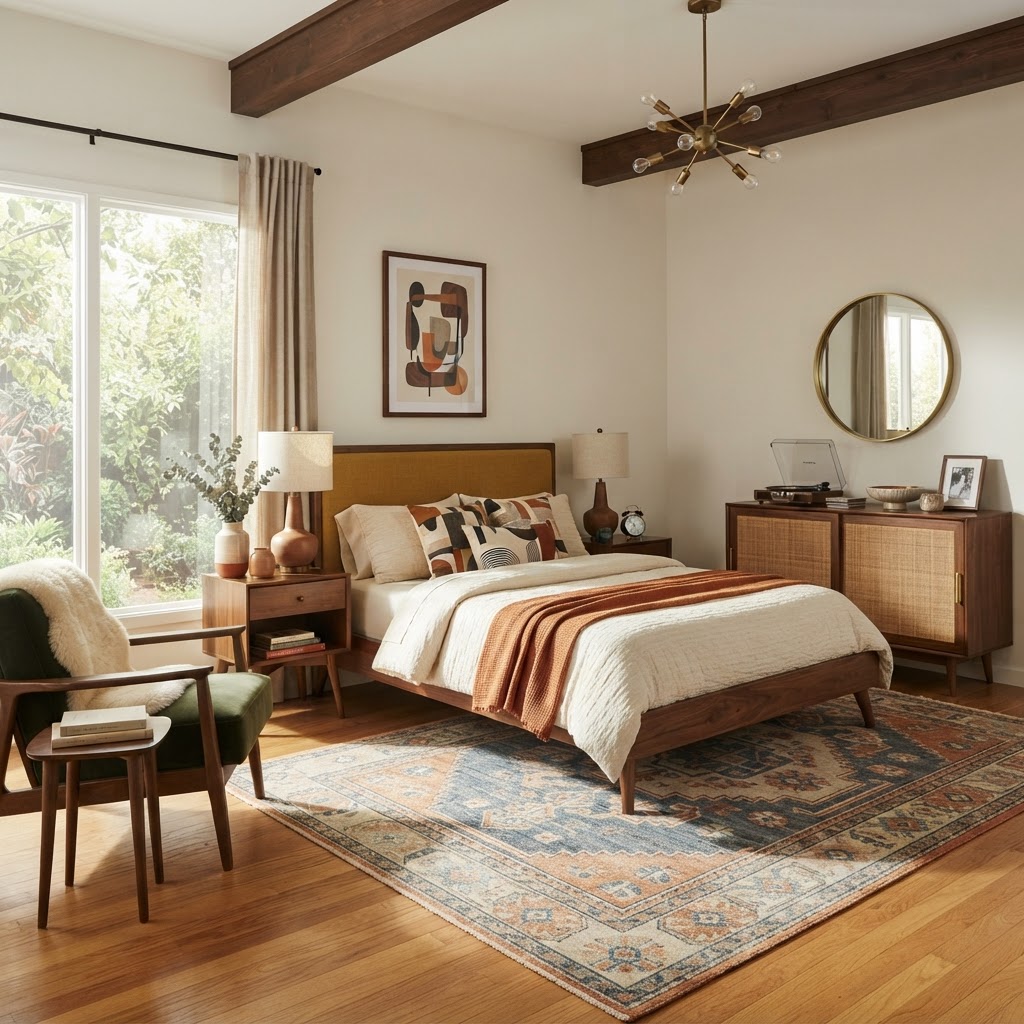 Mid-Century Modern bedroom