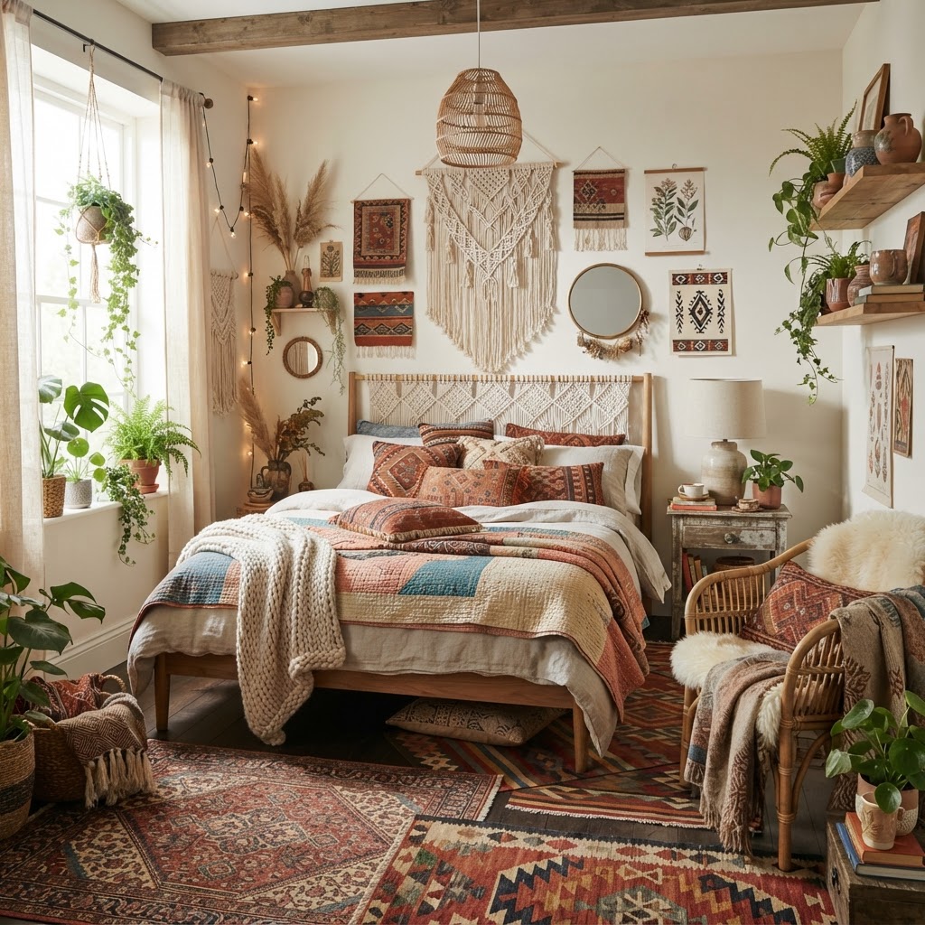 Bohemian (Boho) bedroom