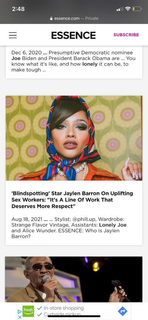 Essence Magazine feature — Jaylen Barron article by Jose A. Palafox