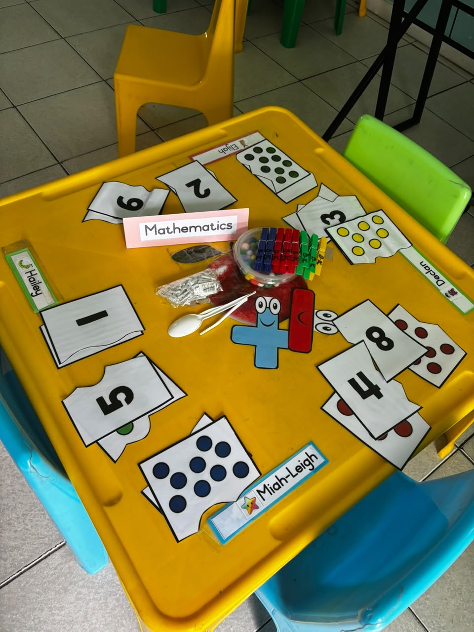 Children in activities