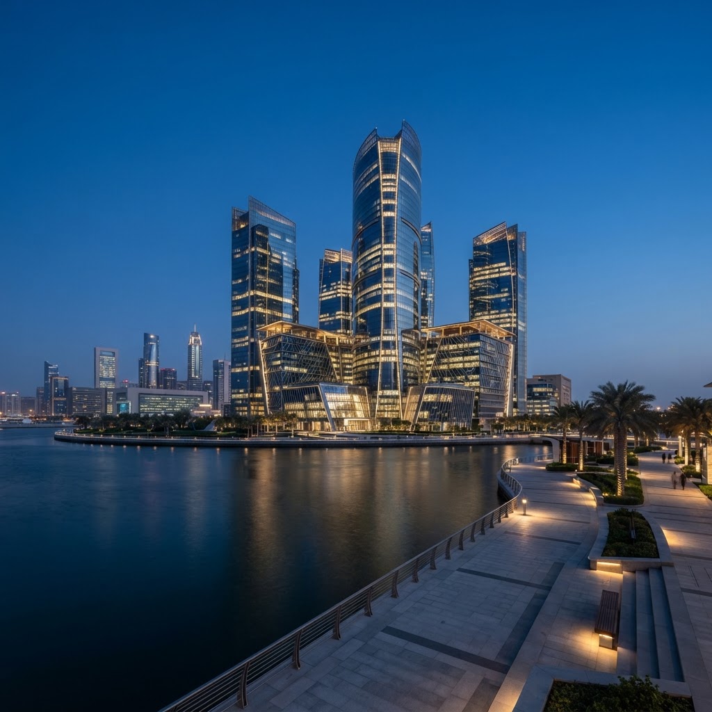 Abu Dhabi ADGM skyline