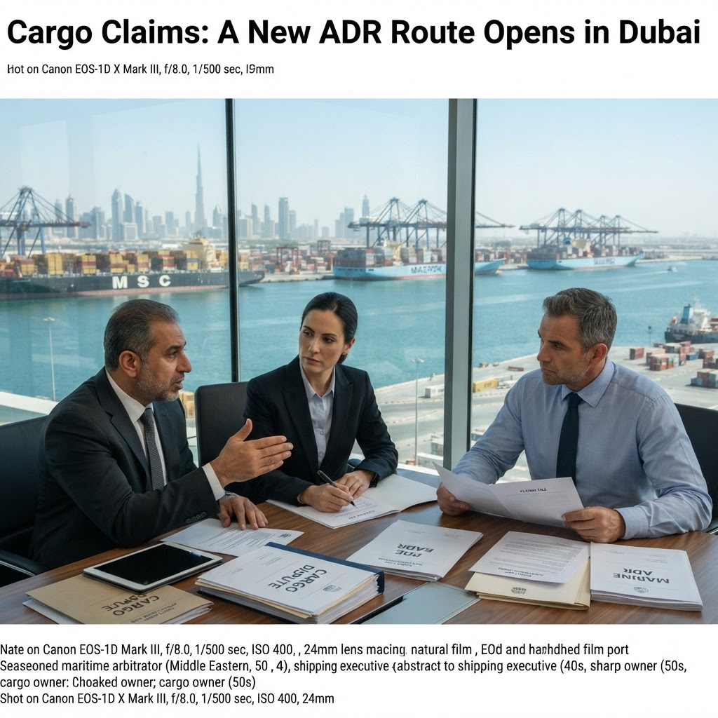 Cargo Claims: A New ADR Route Opens in Dubai
