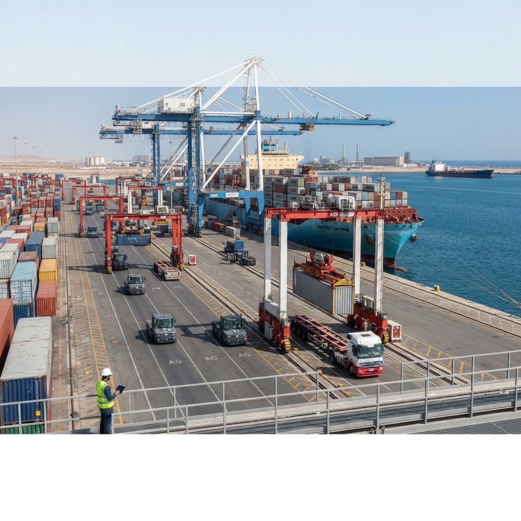 King Abdullah Port Automation Reaches 95% Gantry Ops
