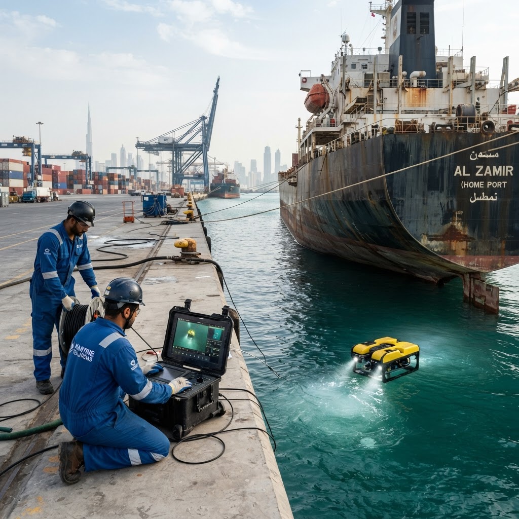 Drones Revolutionize Hull Inspections in the Arabian Gulf