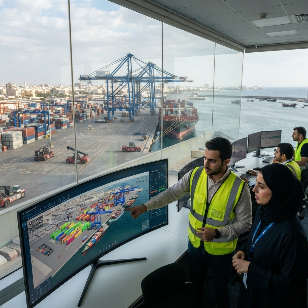 Port Digital Twin Deployed at Jeddah