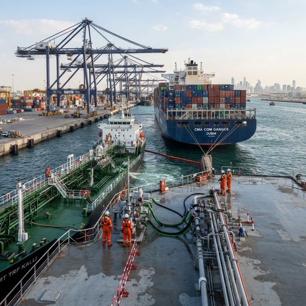 First Methanol Bunker Stem in the Gulf