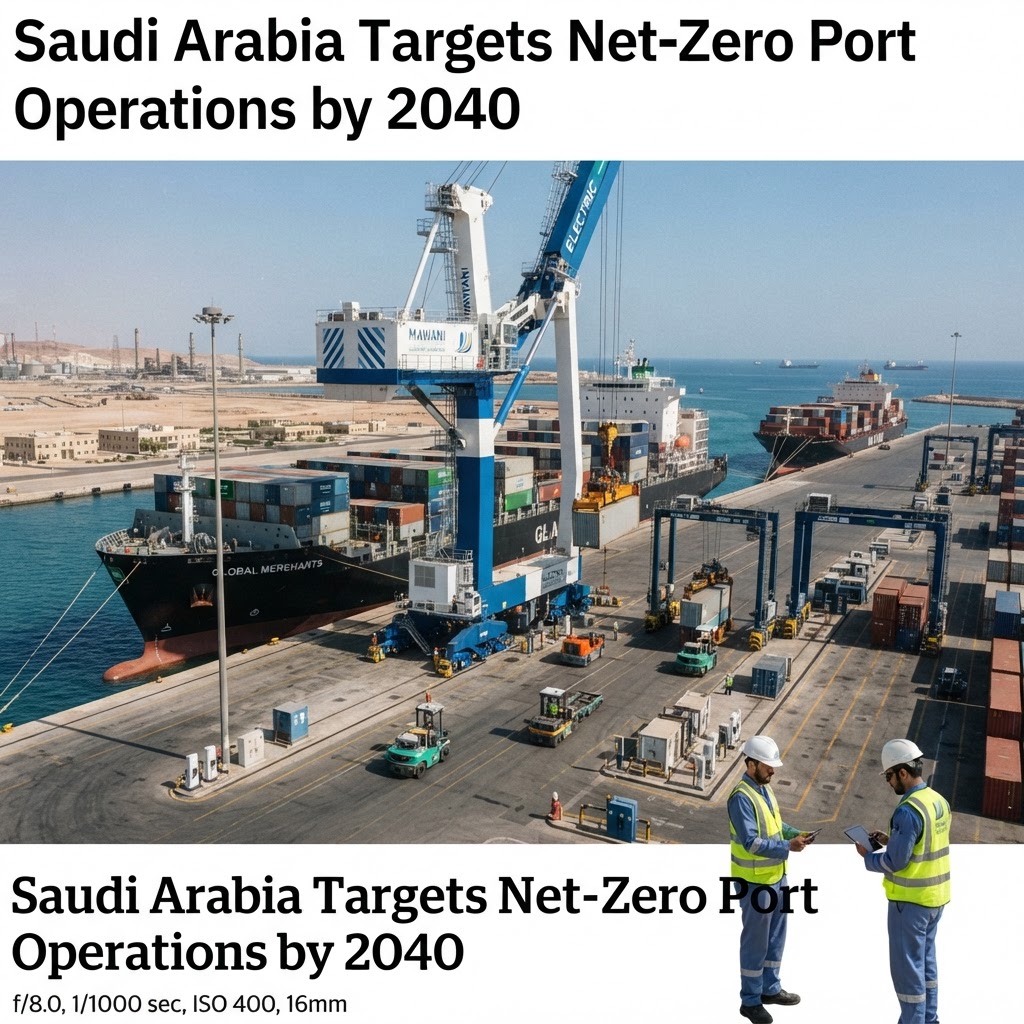 Saudi Arabia Targets Net-Zero Port Operations by 2040