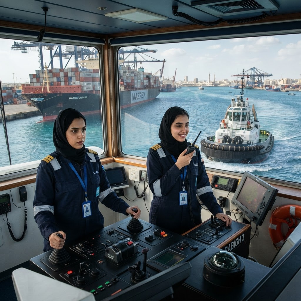 Women Commanding Red Sea Tugs: A First for Saudi Ports