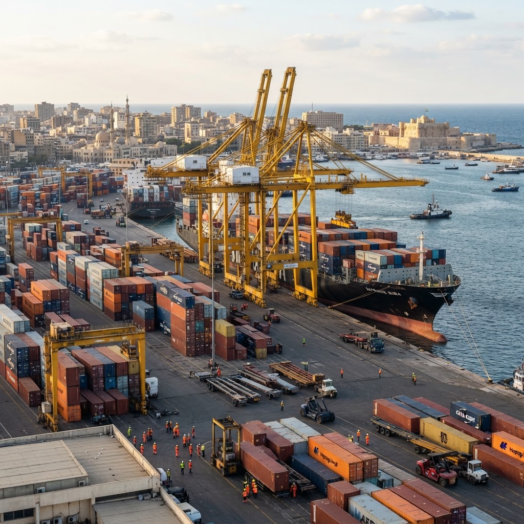 Container Throughput at Alexandria Port Hits Record High