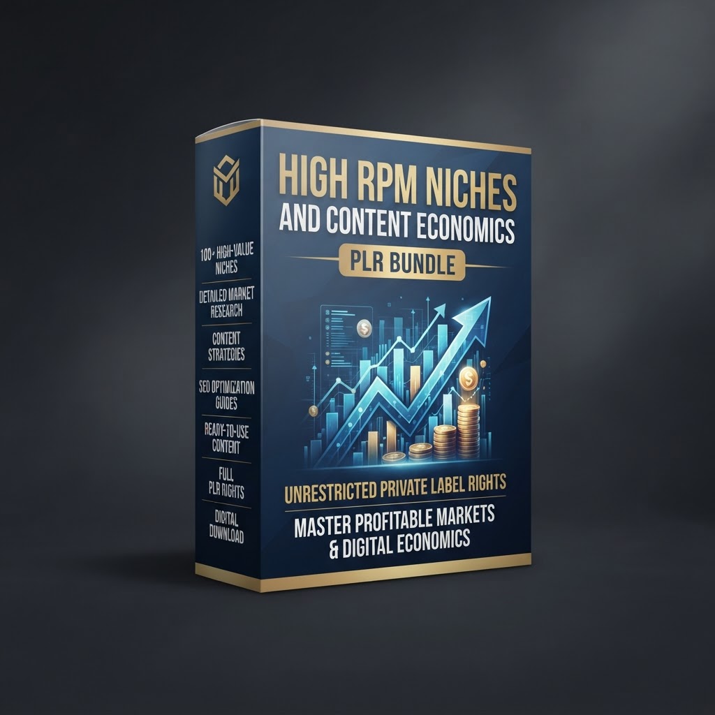 High RPM Niches & Content Economics PLR Bundle