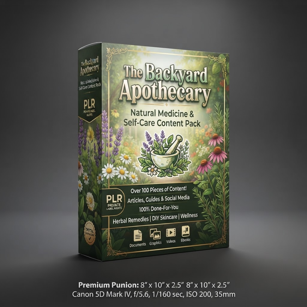 The Backyard Apothecary: Natural Medicine & Self-Care Content Pack