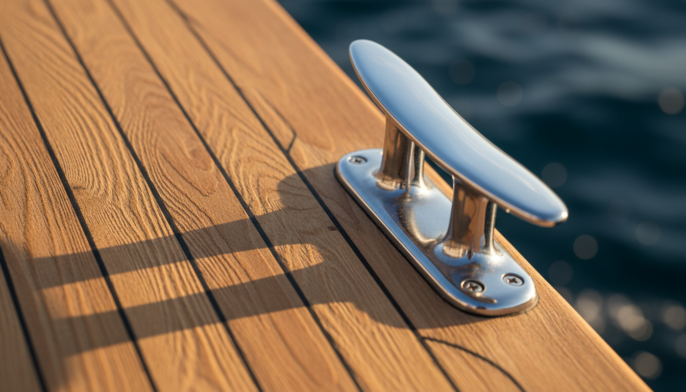 Yacht craftsmanship details
