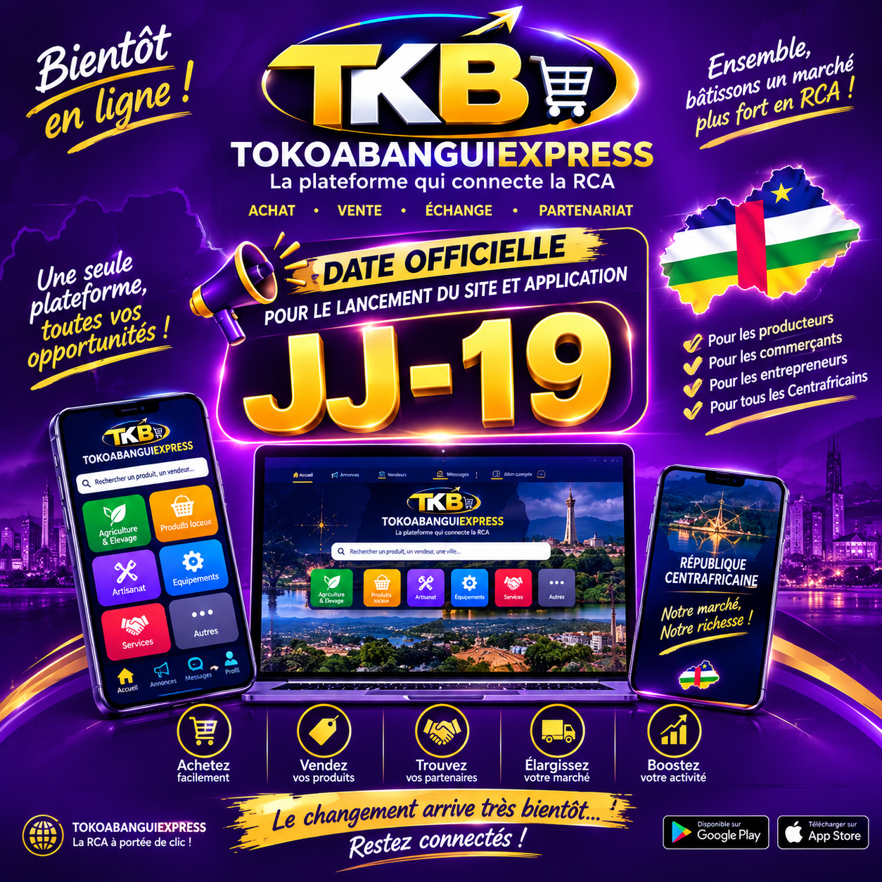 Promo TOKOABanguiExpress 10