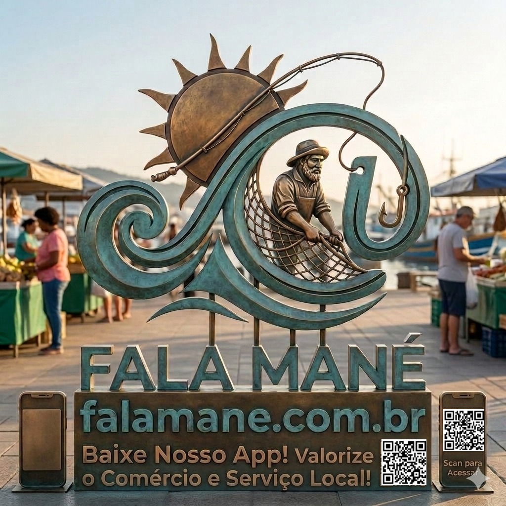 Placa do Fala Mané