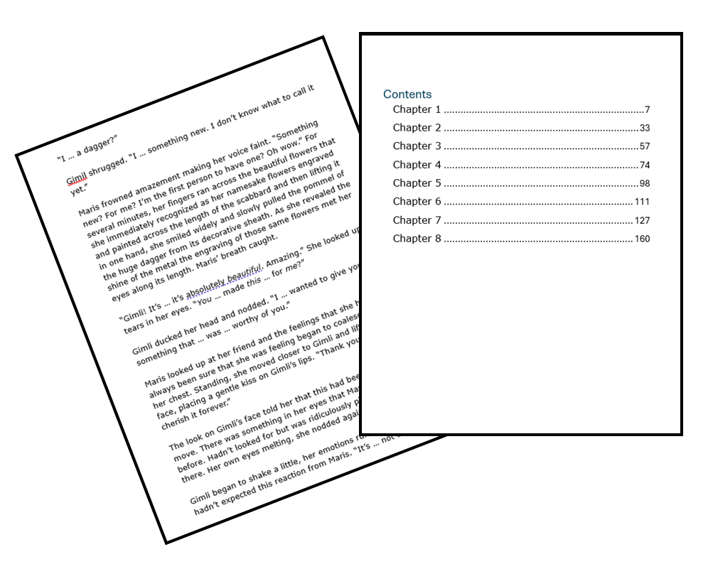 Manuscript & Script Editing example 1