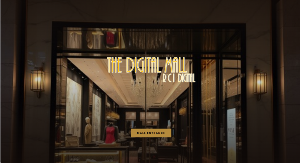 The Digital Mall Landing Page