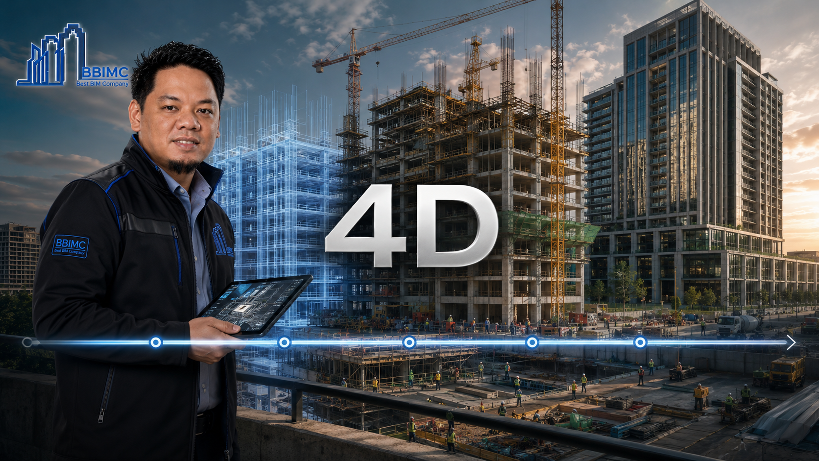 BBIMC 4D construction sequencing visualization
