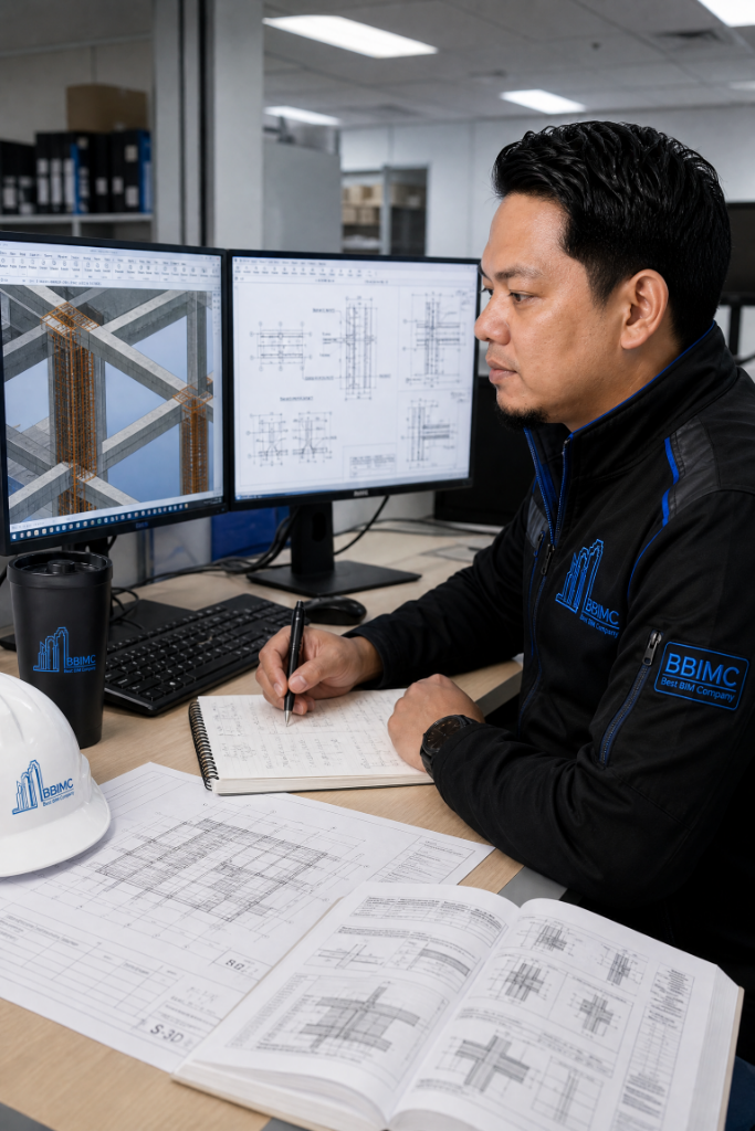 BIM coordinator preparing a Revit project template