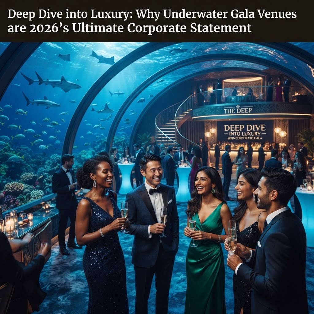 Deep Dive into Luxury: Why Underwater Gala Venues are 2026’s Ultimate Corporate Statement