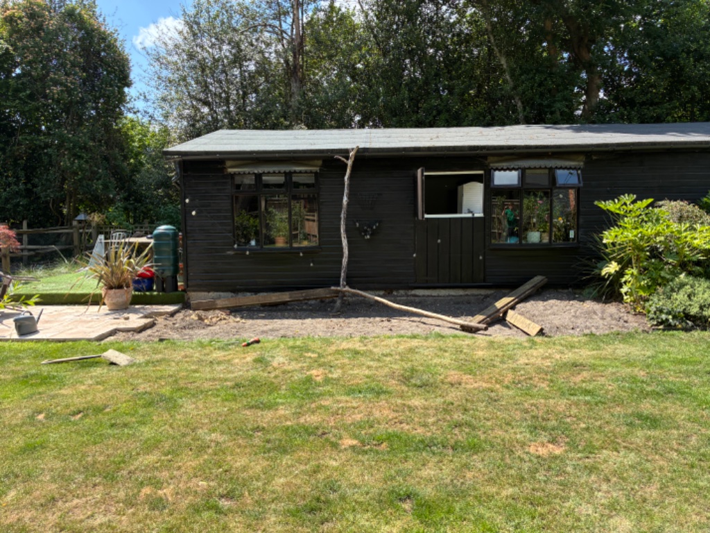 Patio Transformation - before