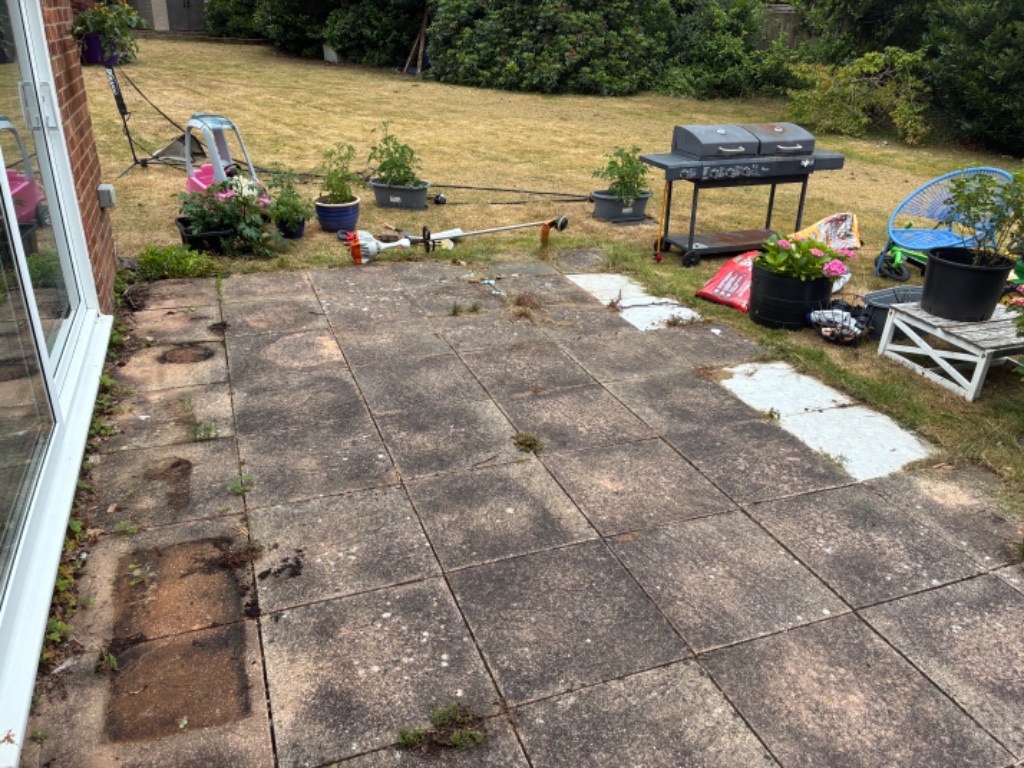 Pressure Washing - before