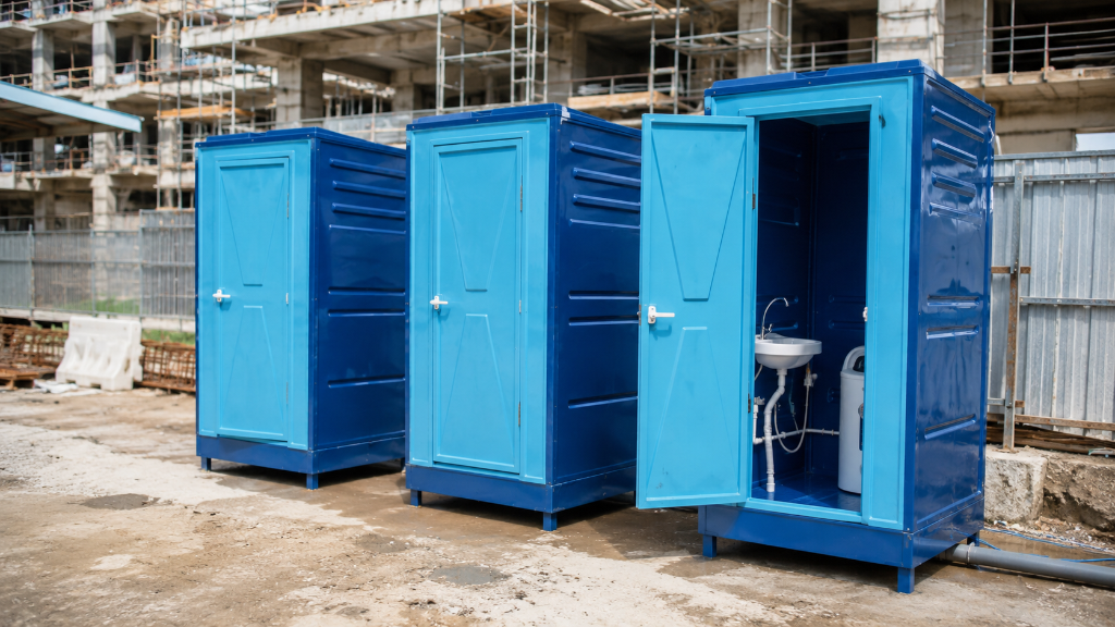 Cabine de douche pour chantier en Algérie