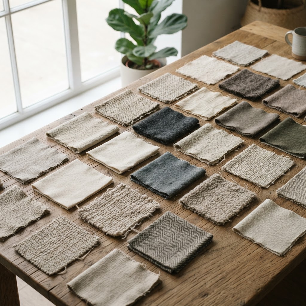 Fiber testing in a laboratory to evaluate raw material consistency.