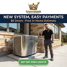 New system ad — $0 down, free in-home estimate