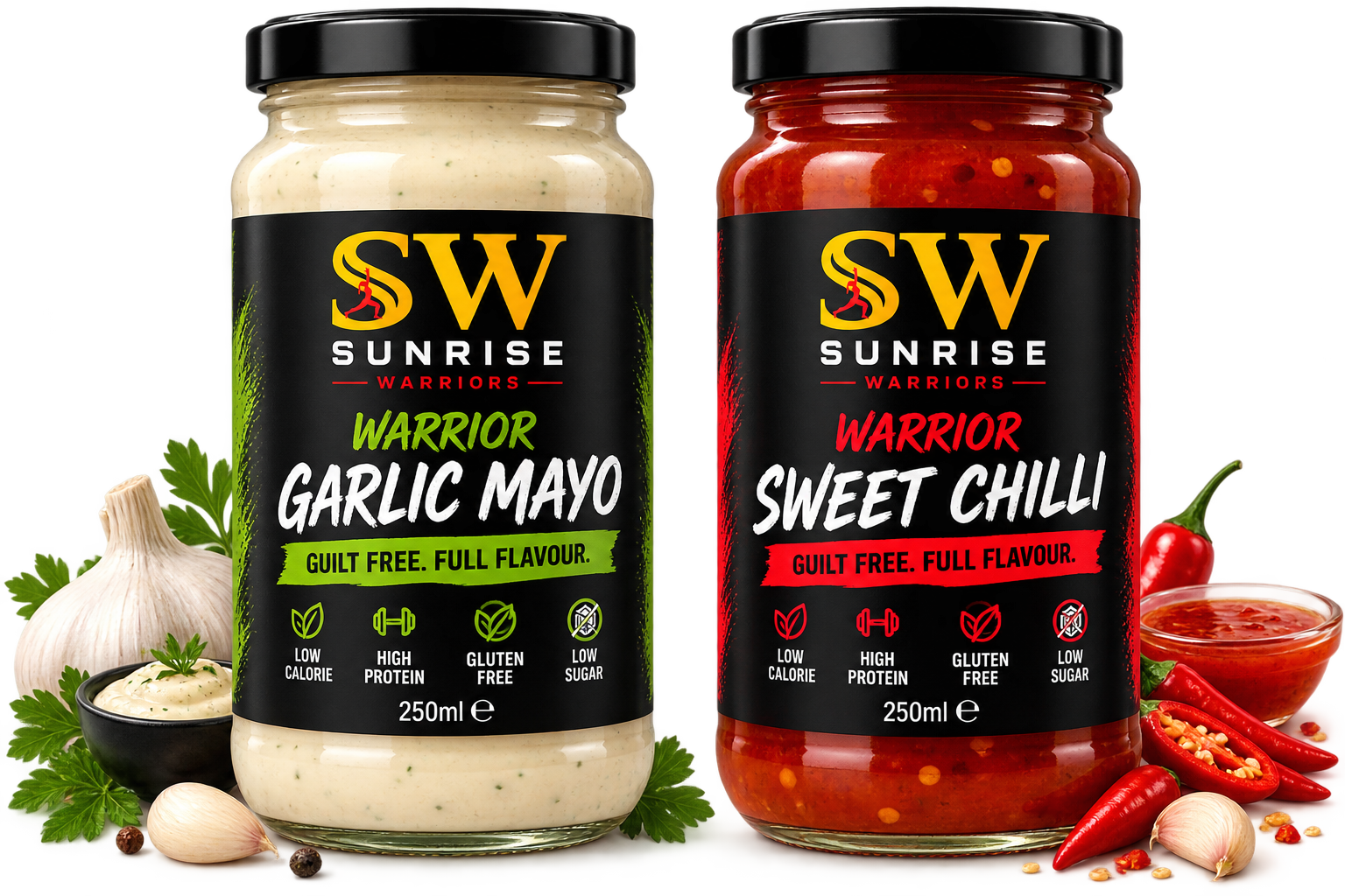 Warrior Sauces range