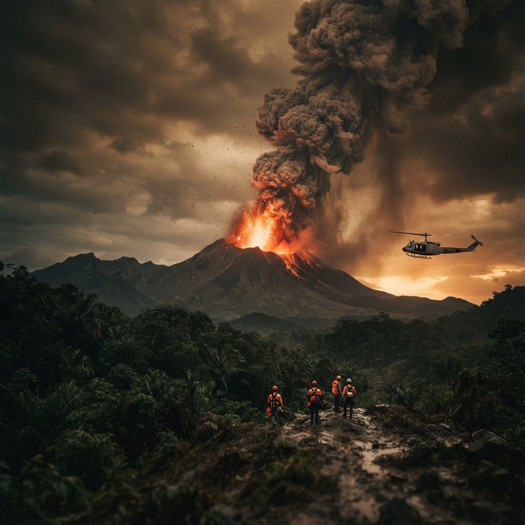 Indonesia Volcano Erupts, Demands To Speak With A Manager