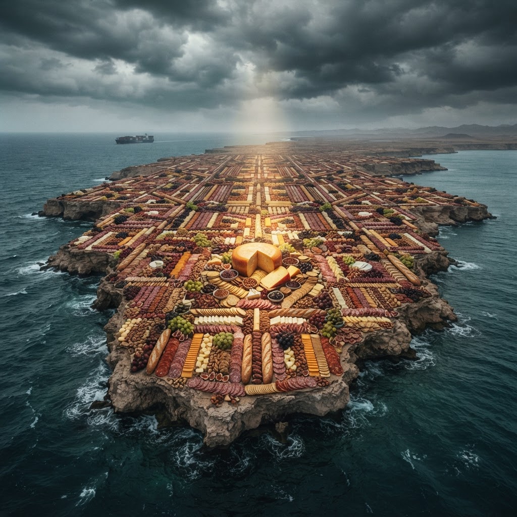 Houthi Forces Seize Red Sea Island, Immediately Declare It World's Largest Charcuterie Board