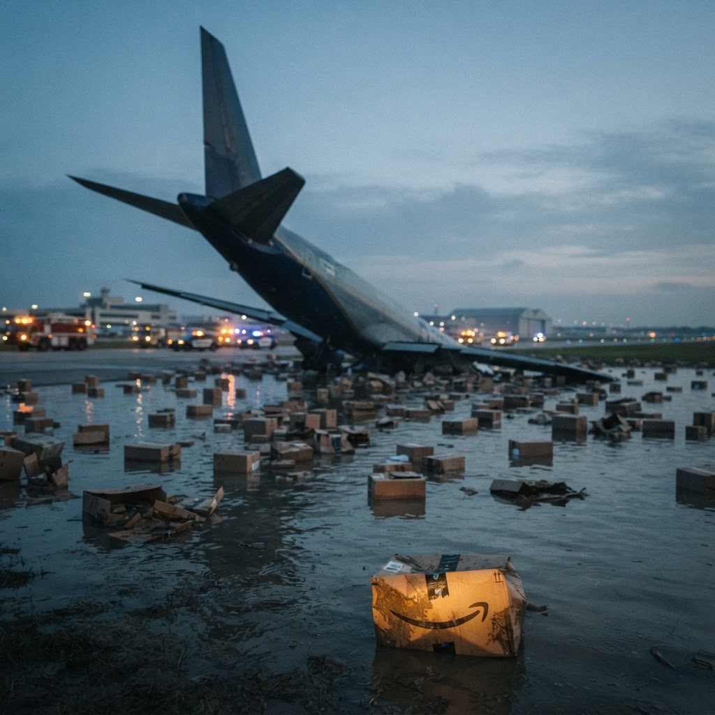 Amazon Cargo Jet Overshoots Miami Runway, Delivers 47,000 Packages Directly To Ocean Floor With Two-Day Shipping Intact