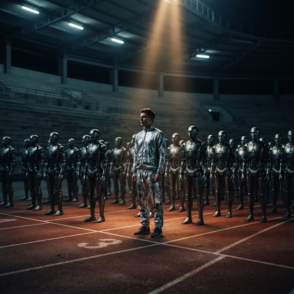 Chinese Robot Disqualified From Olympics After Judges Realize It Has Been Human The Entire Time