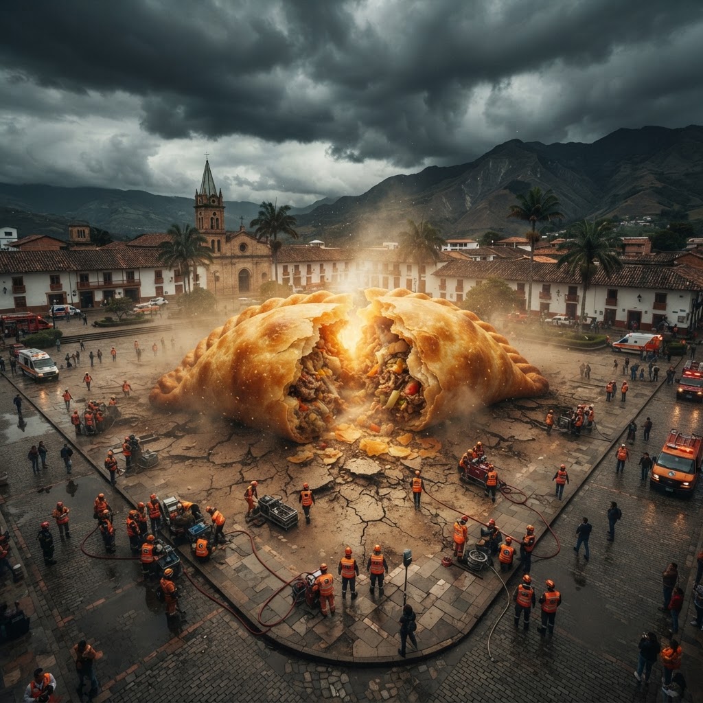 Colombia Earthquake Caused By Nation's Largest Ever Empanada Being Dropped, Seismologists Confirm