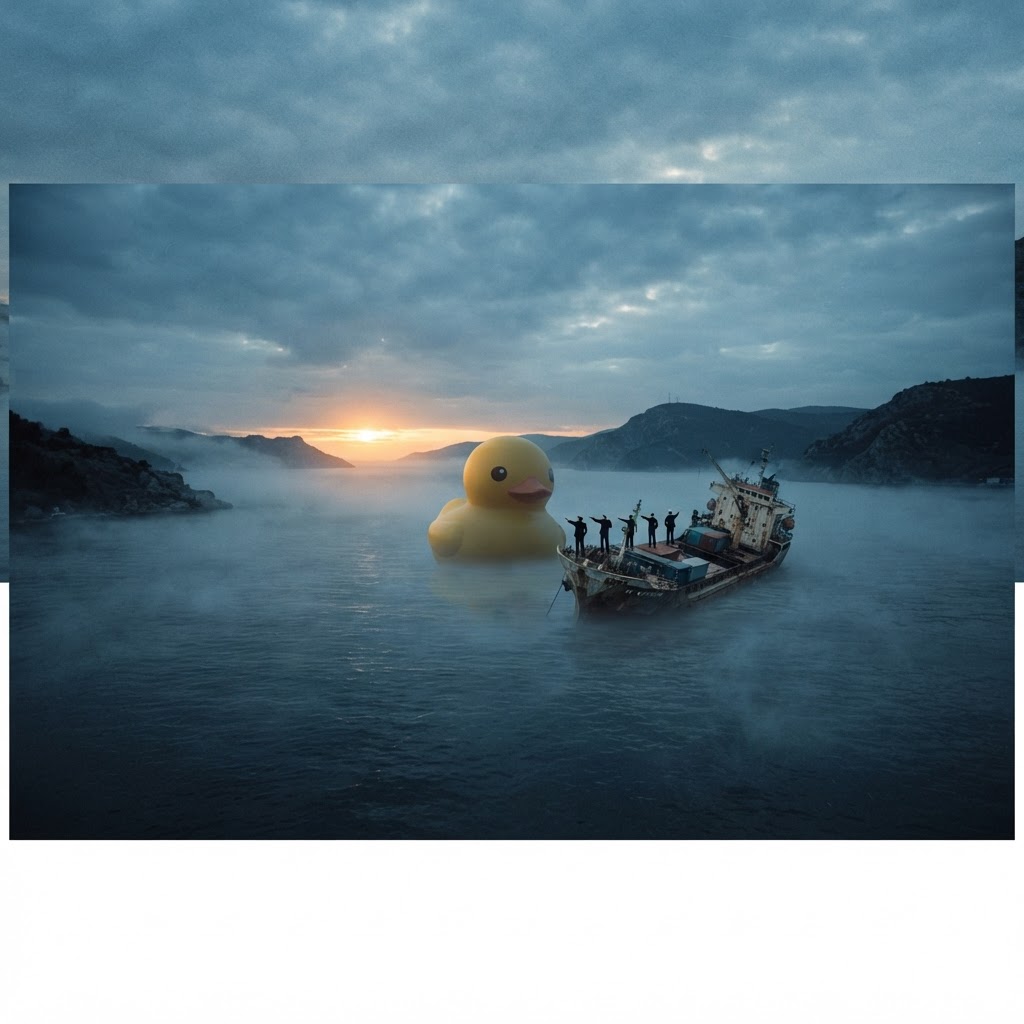 Iranian Cargo Ship Struck By World's Largest Rubber Duck, Peace Talks Postponed Until Someone Explains How