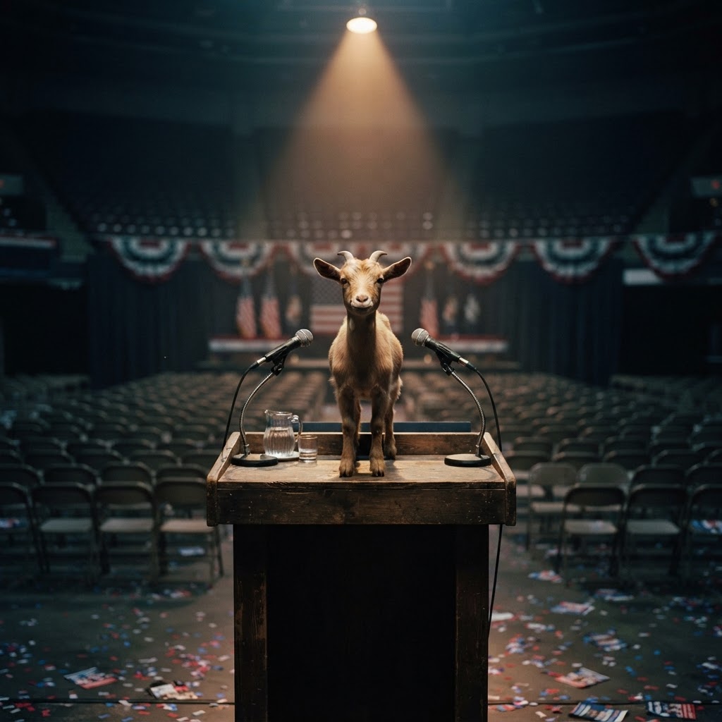 Candidates Enter Final Week Of Campaigning By Promising Voters A Free Goat And Unlimited Soup