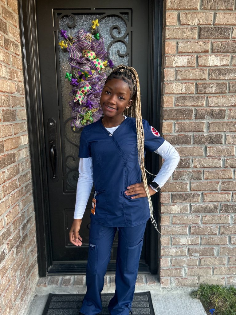 Working toward her dreams